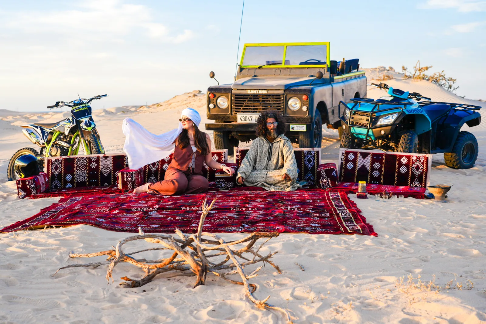 Excursion 4x4 vers la Dune Blanche à Dakhla