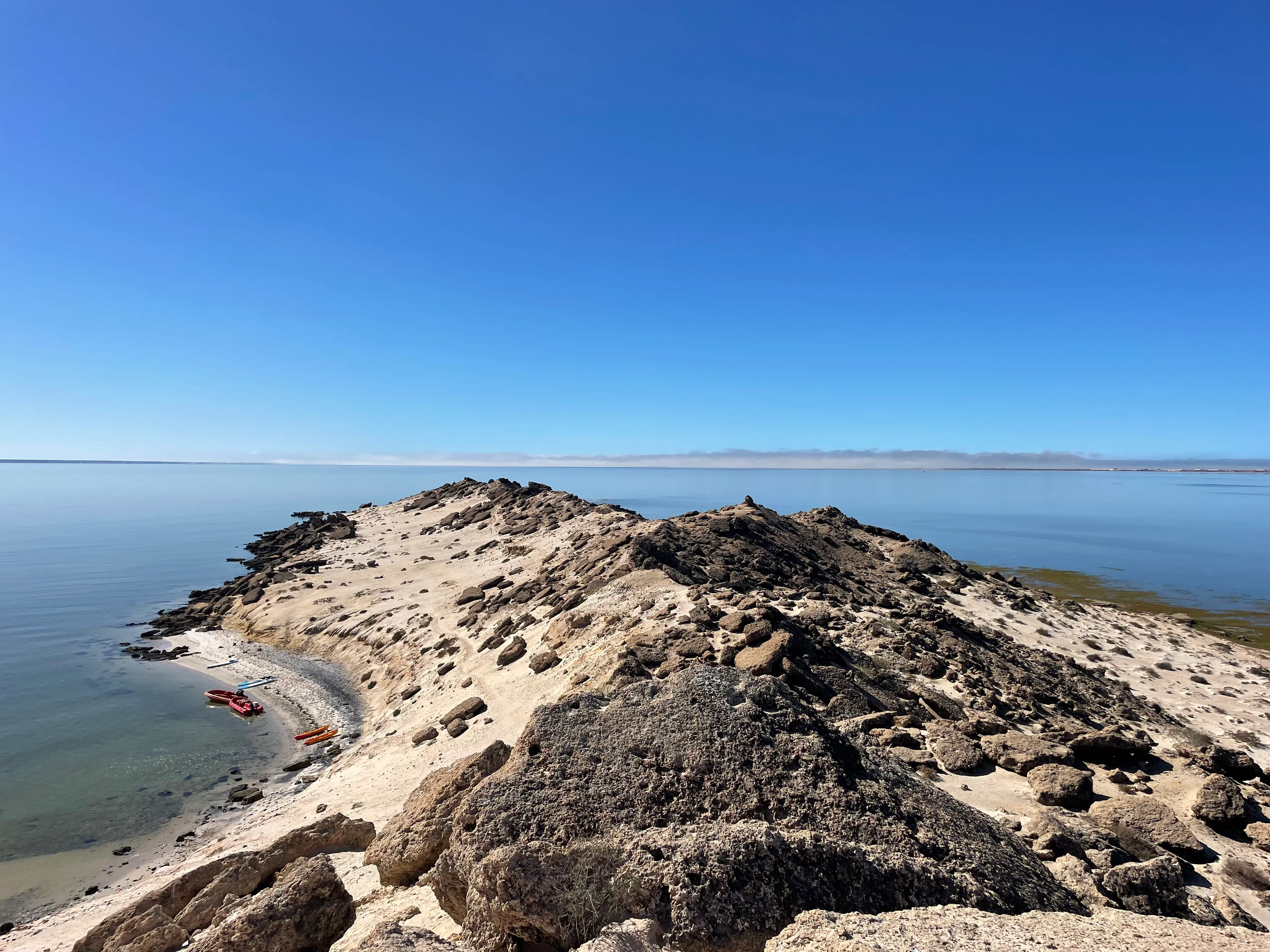 L'Île du Dragon dans la lagune de Dakhla