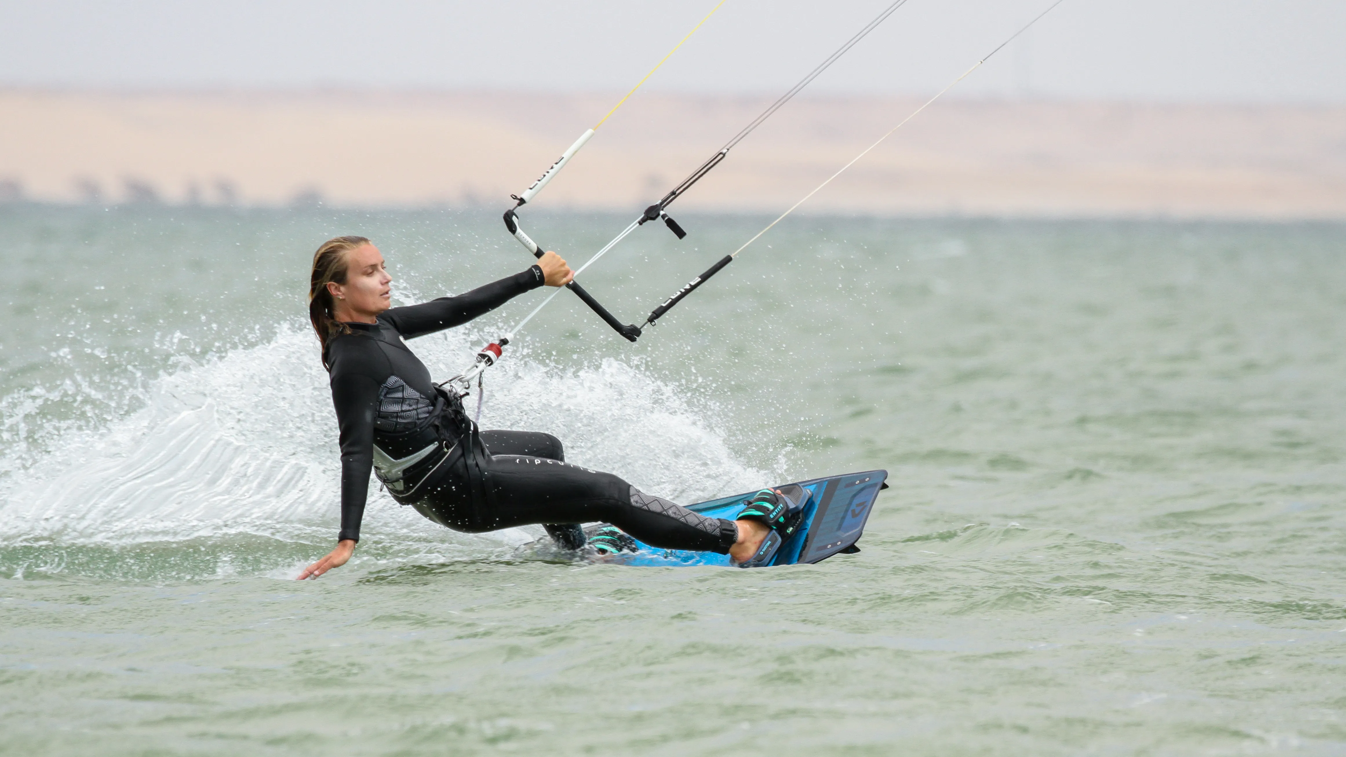 Kitesurf sur la lagune de Dakhla