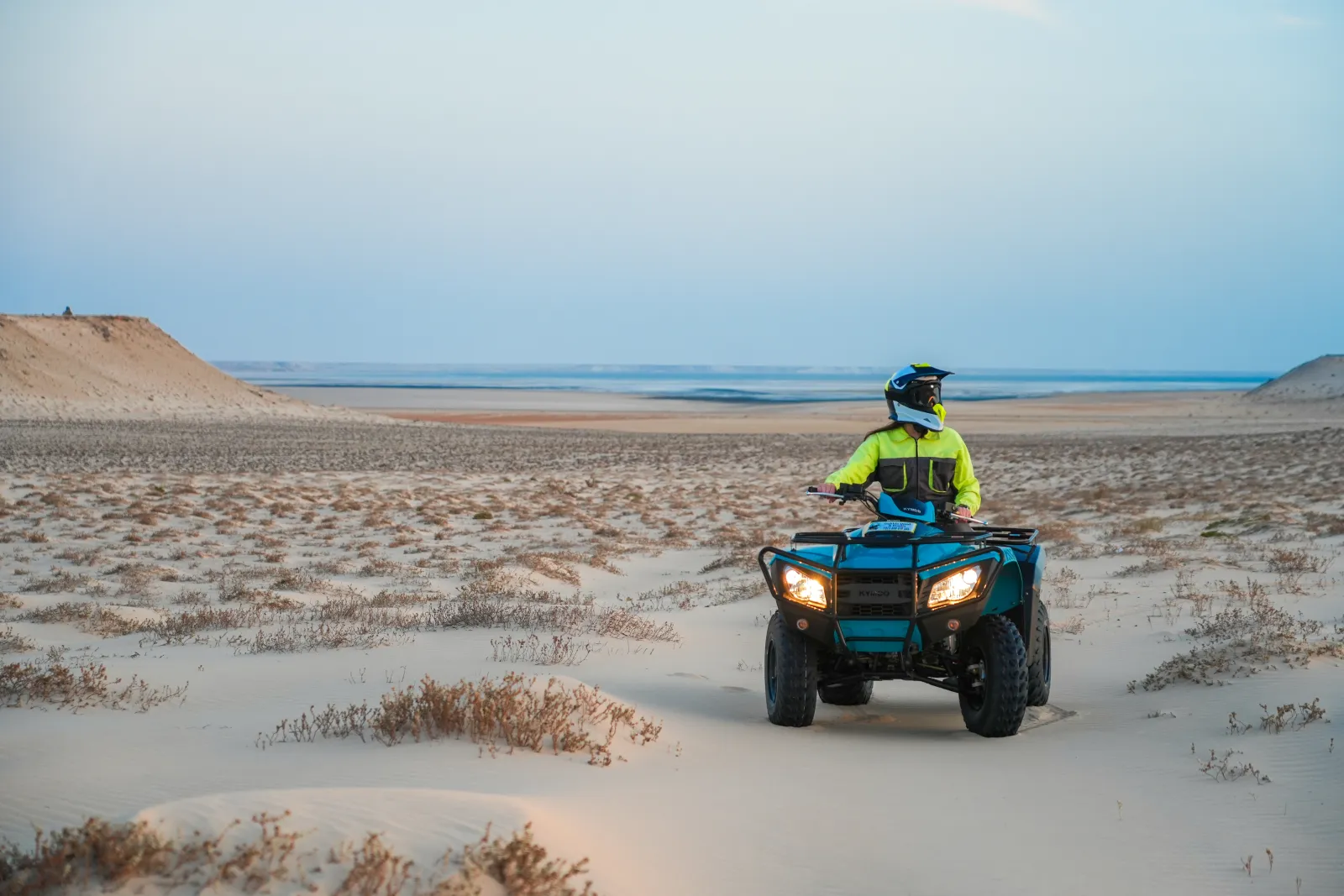Quad dans le désert de Dakhla